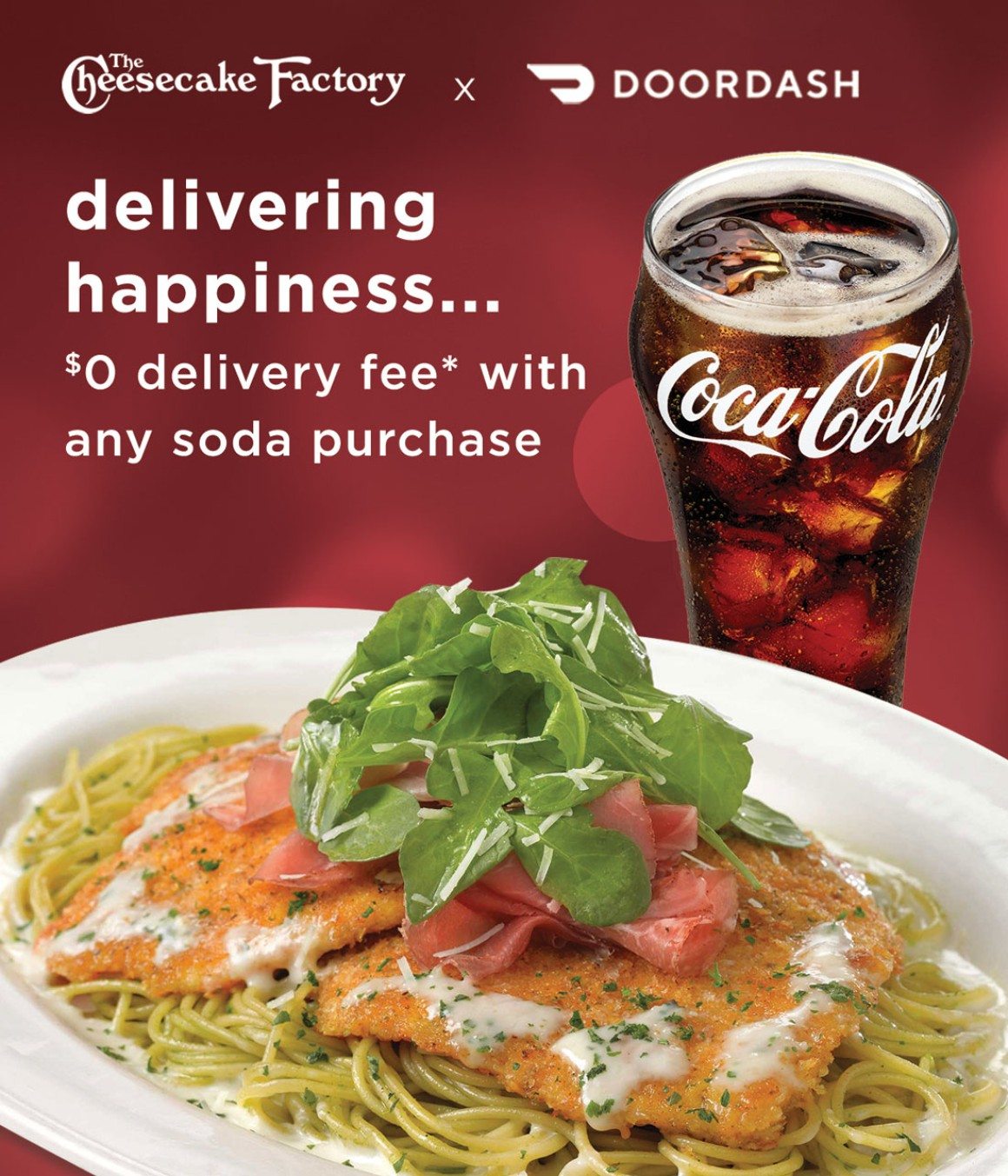 Delivering Happiness…$0 Delivery Fee* with any Soda Purchase