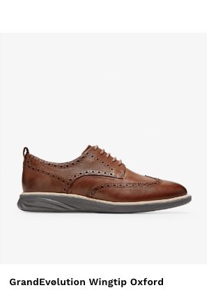 Shop GrandEvolution Wingtip Oxford