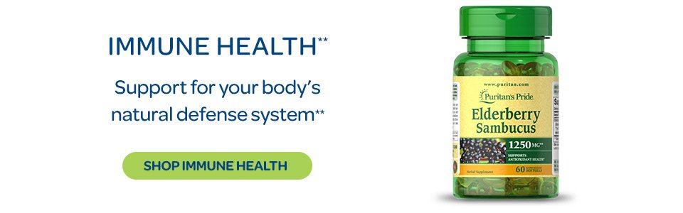 Immune Health - Support your body's natural defense system.** Shop Immune Health.