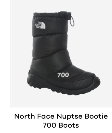 North Face Nuptse Bootie 700 Boots