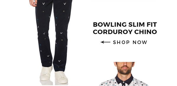 BOWLING SLIM FIT CORDUROY CHINO