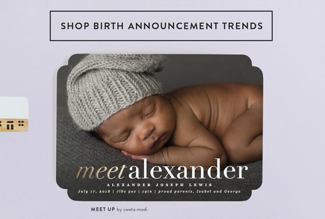 Shop Birth Announcement Trends