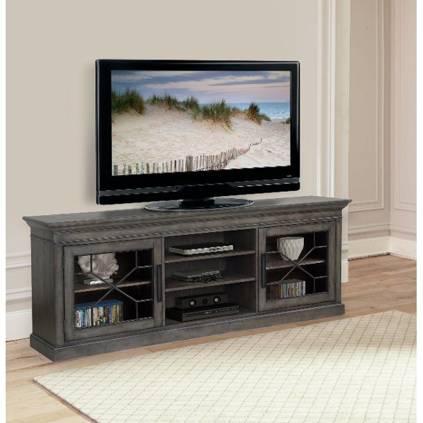 Smokey Gray 92 Inch TV Stand