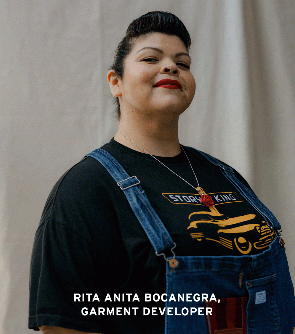 RITA ANITA BOCANEGRA, GARMENT DEVELOPER