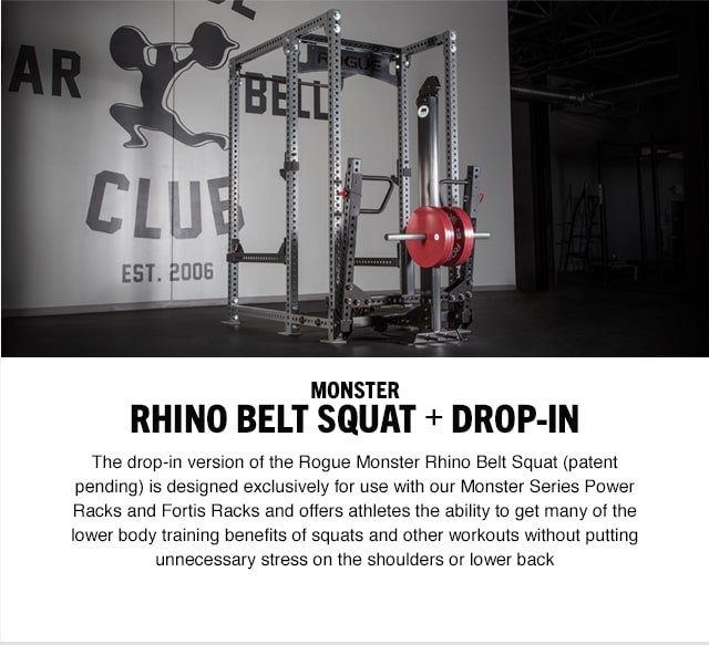 Monster Rhino Belt Squat + Drop-In