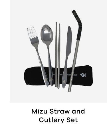 Mizu Straw and Cutlery Set