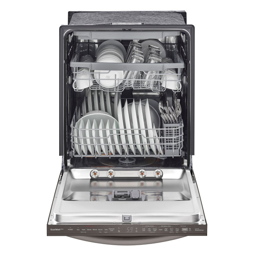 LG 3 Rack Smart Dishwasher - Black Stainless Steel