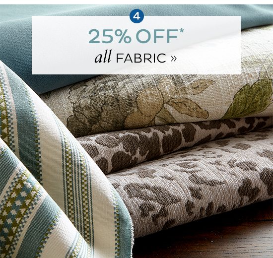 25% Off Fabric