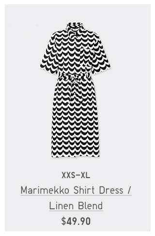 PDP1 - WOMEN MARIMEKKO SHIRT DRESS / LINEN BLEND