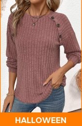 Dark Reddish Purple Patchwork Long Sleeve T Shirt