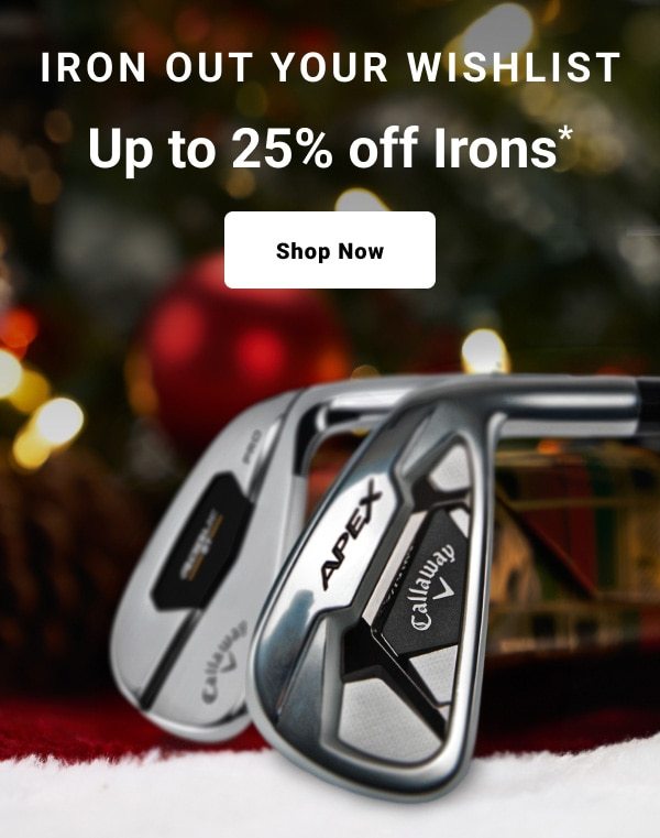 Iron Out Your wish list shop up to twenty five percent Off Iron Sets