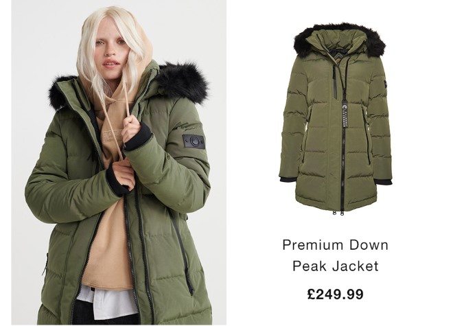 Superdry premium sale down peak jacket