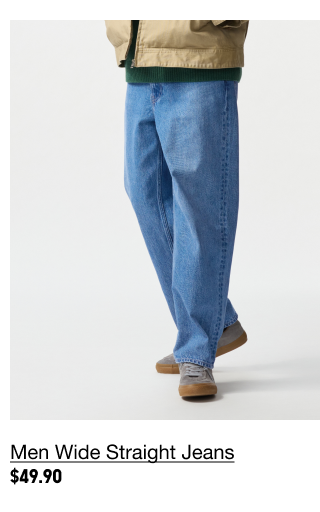 PDP8 - MEN WIDE STRAIGHT JEANS