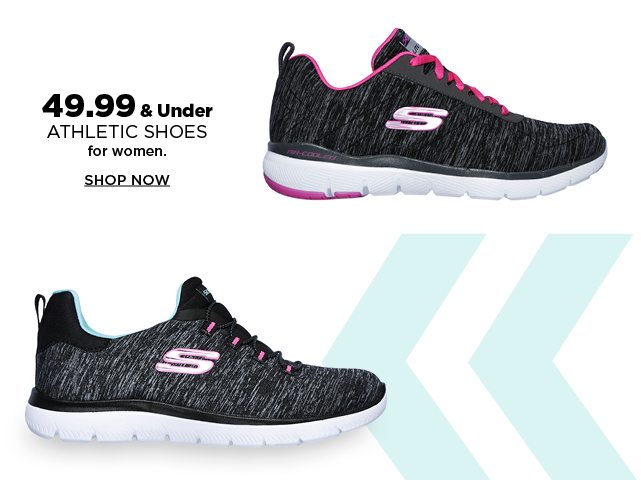 49.99 and under athletic shoes for women. shop now.