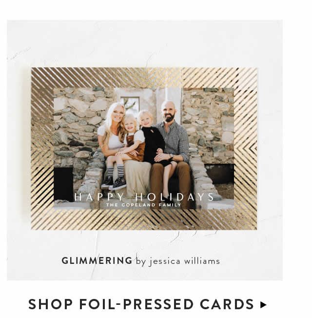 Shop Foil-Pressed Holiday Cards