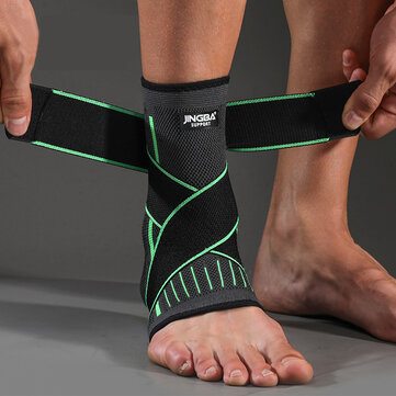 JINGBA SUPPORT Ankle Support Sport Protector Ankle Brace Nylon Strap Belt Basketball Football Foot Protective for Adult