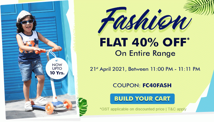 Fashion Flat 40% OFF* On Entire Range 