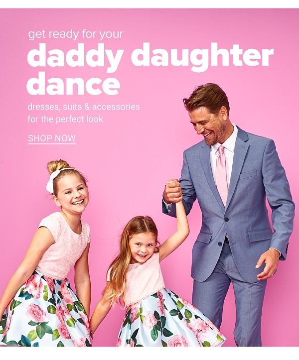 Get Ready for your Daddy Daughter Dance! Dresses, Suits & Accessories for the Perfect Loook - Shop now