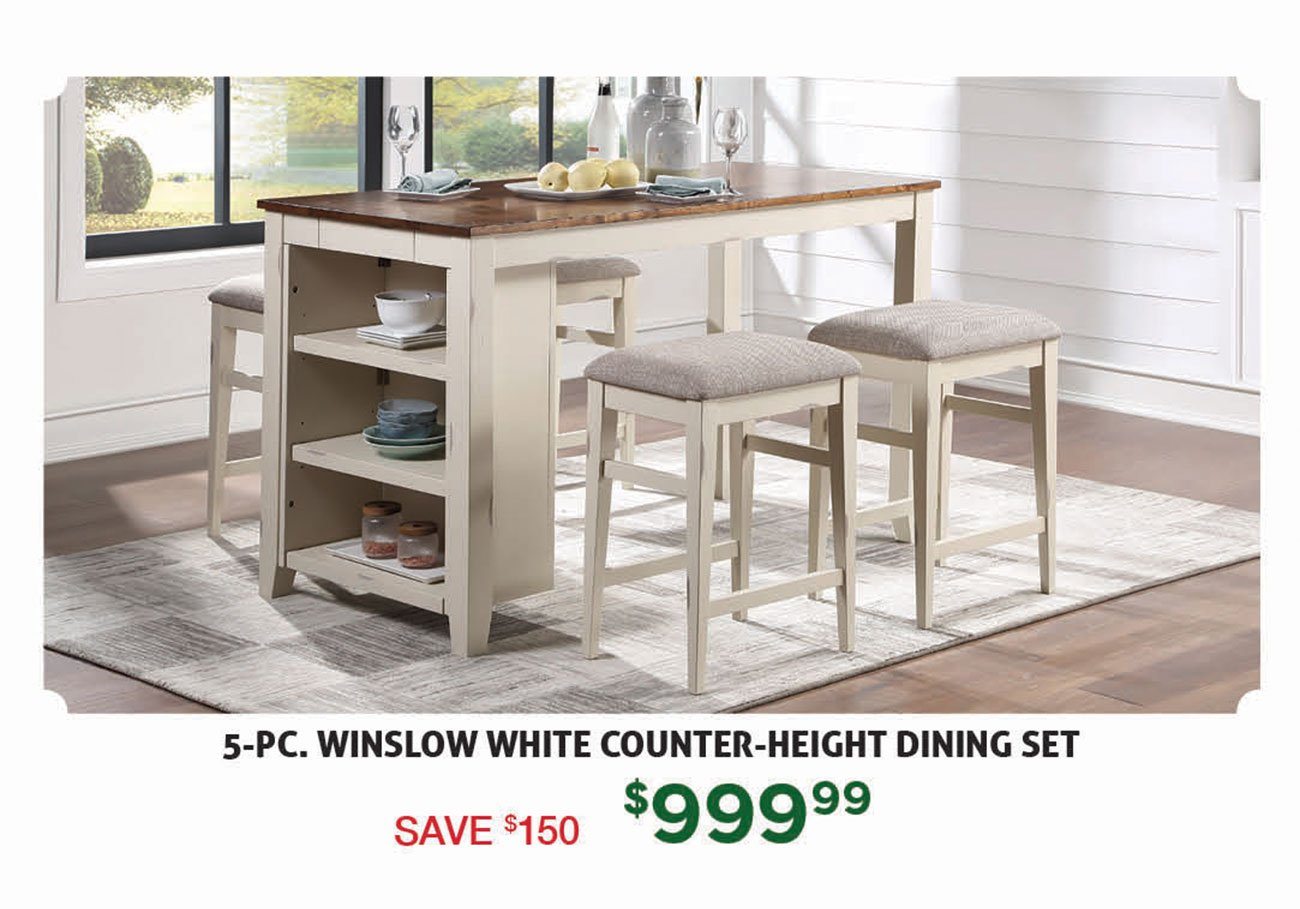 Winslow-White-Dining-Set