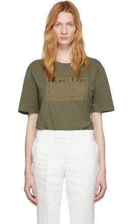 Helmut Lang - Khaki Patch T-Shirt