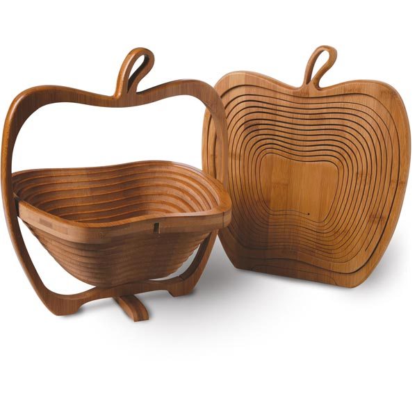 Bamboo Folding Apple Basket