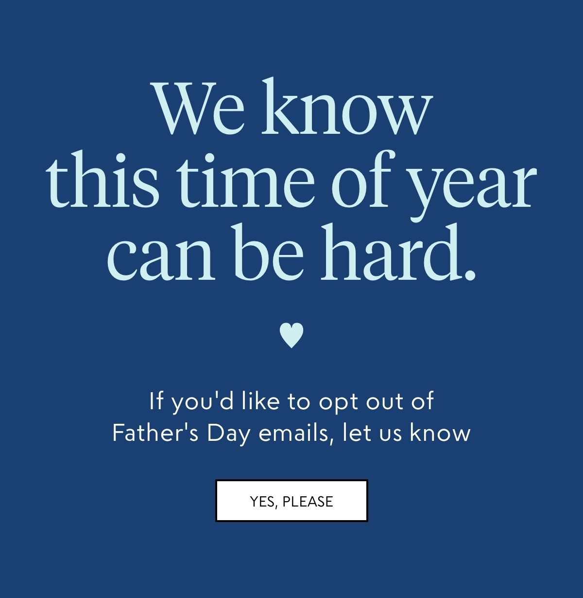 Father's day opt out