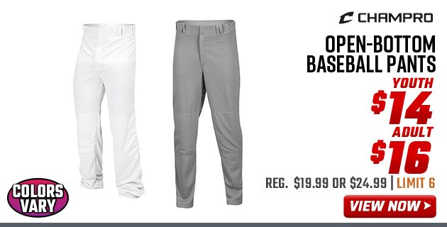Champro Open-Bottom Baseball Pants