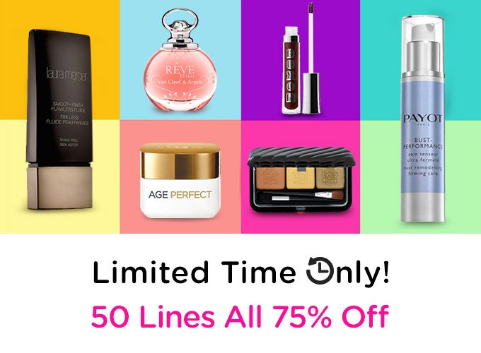 75% Off 50 Lines! Ends 01 May 2019