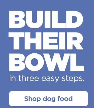 Build their bowl in three easy steps. Shop dog food.