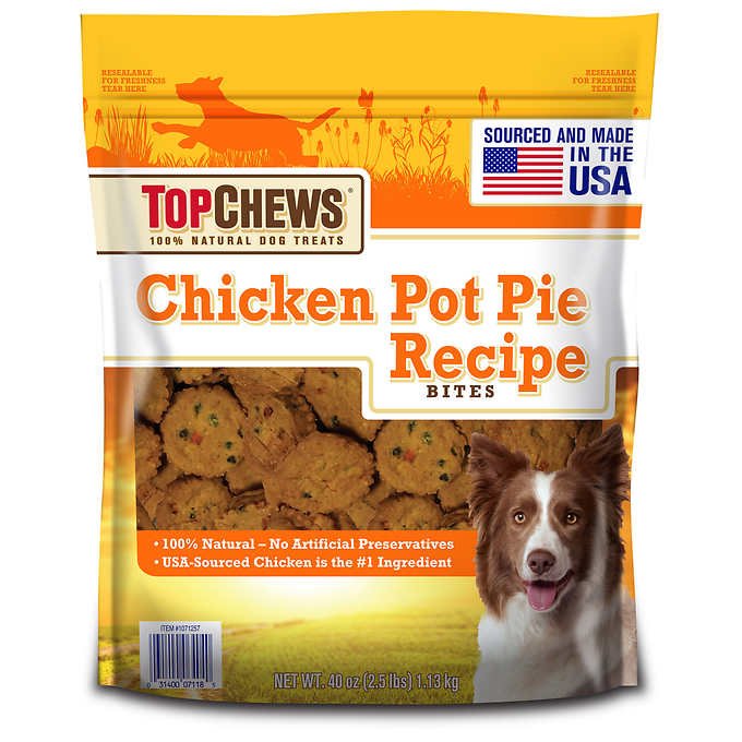 Tyson Top Chews Chicken Pot Pie Recipe Dog Treats