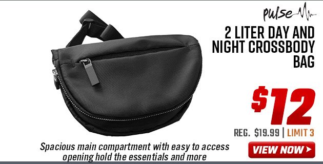 Pulse 2 Liter Day and Night Crossbody Bag