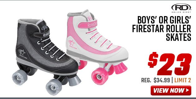 Roller Derby Boys' or Girls' Firestar Roller Skates