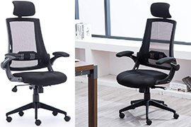 AwaReviver High-back Ergonomic Mesh Office Chair with Lumar & Neck Support