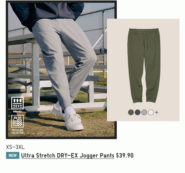 PDP7 - MEN ULTRA STRETCH DRY-EX JOGGER PANTS