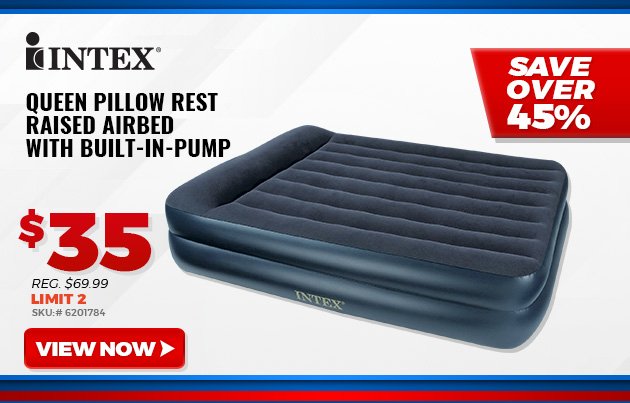 Intex Ultra Plush 18” Raised Queen Airbed