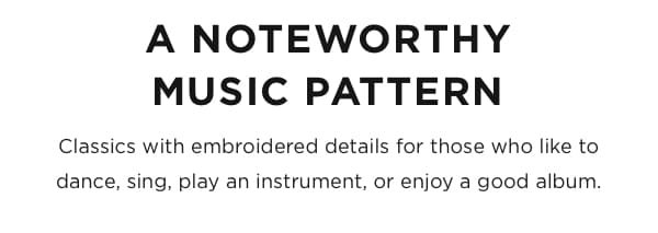 A Noteworthy Music Pattern