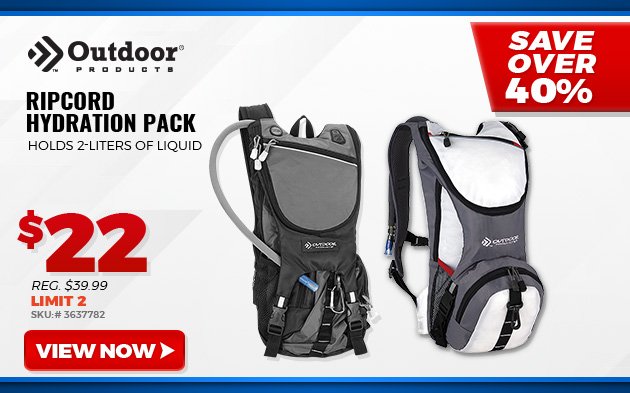 Outdoor Products Ripcord Hydration Pack