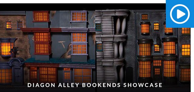 Diagon Alley Bookends Showcase