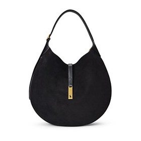 Polo Id Large Suede Shoulder Bag 