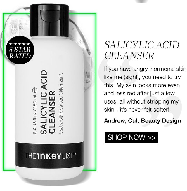 5 STAR RATED The Inkey List Salicylic Acid Cleanser