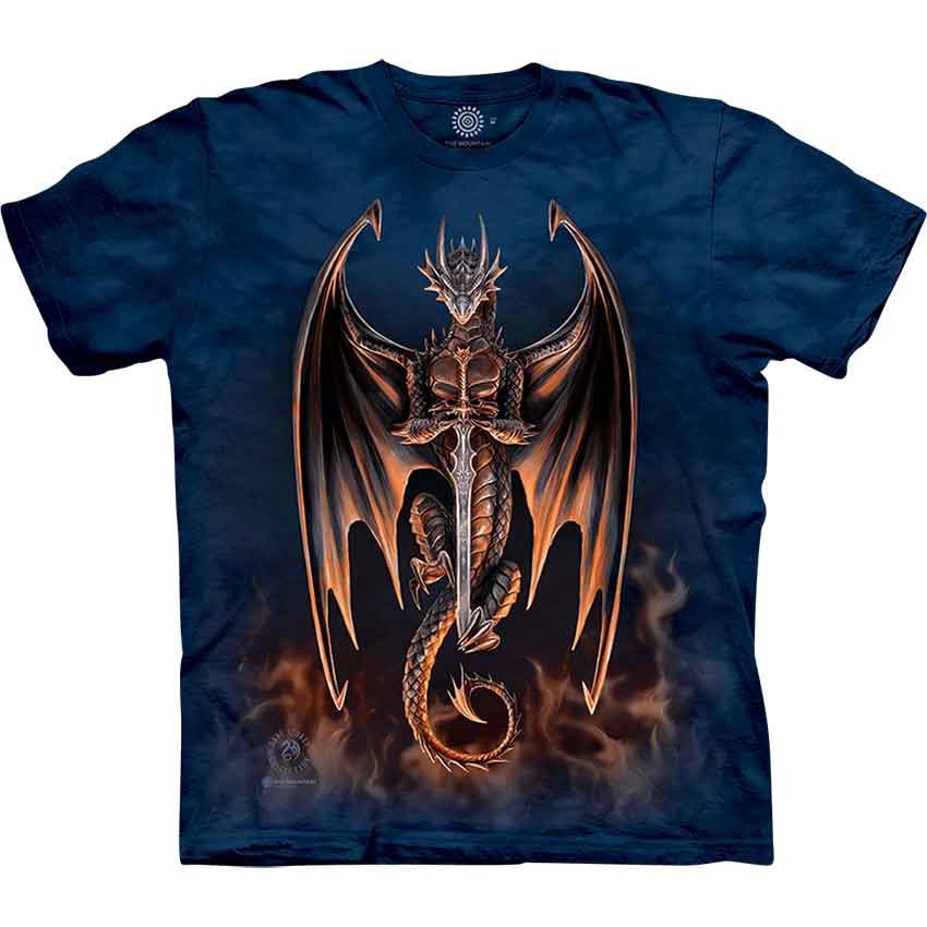 Image of Anne Stokes Dragon Warrior T-Shirt