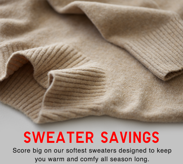 HERO - SWEATER SAVINGS