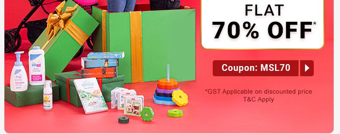 FLAT 70% OFF*