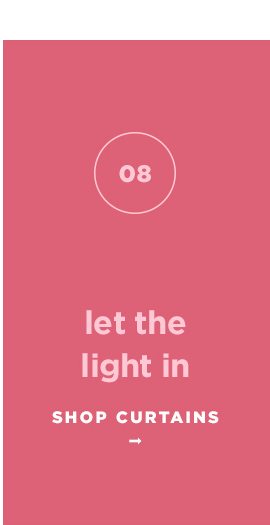 8. let the light in shop curtains