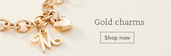Gold charms - Shop now