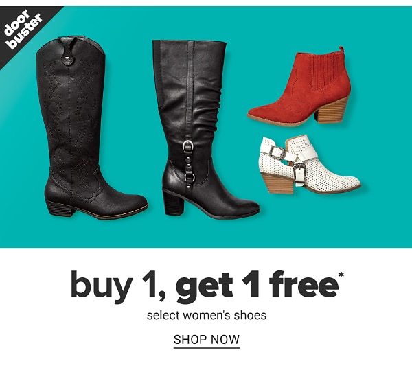 Mix & Match - Buy 1 Get 1 Free Select Women's Shoes - Shop Now