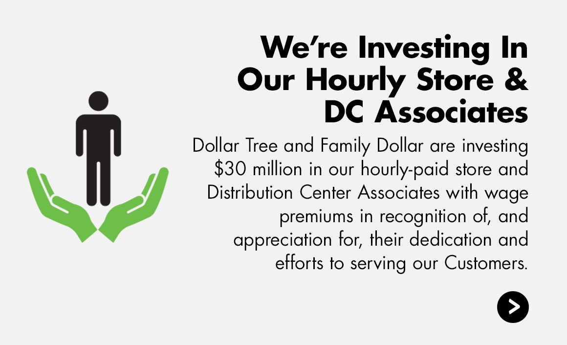 We're Investing In Our Hourly Store & DC Associates