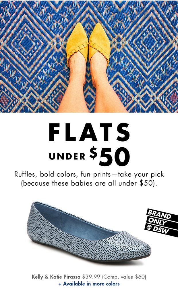 FLATS UNDER $50