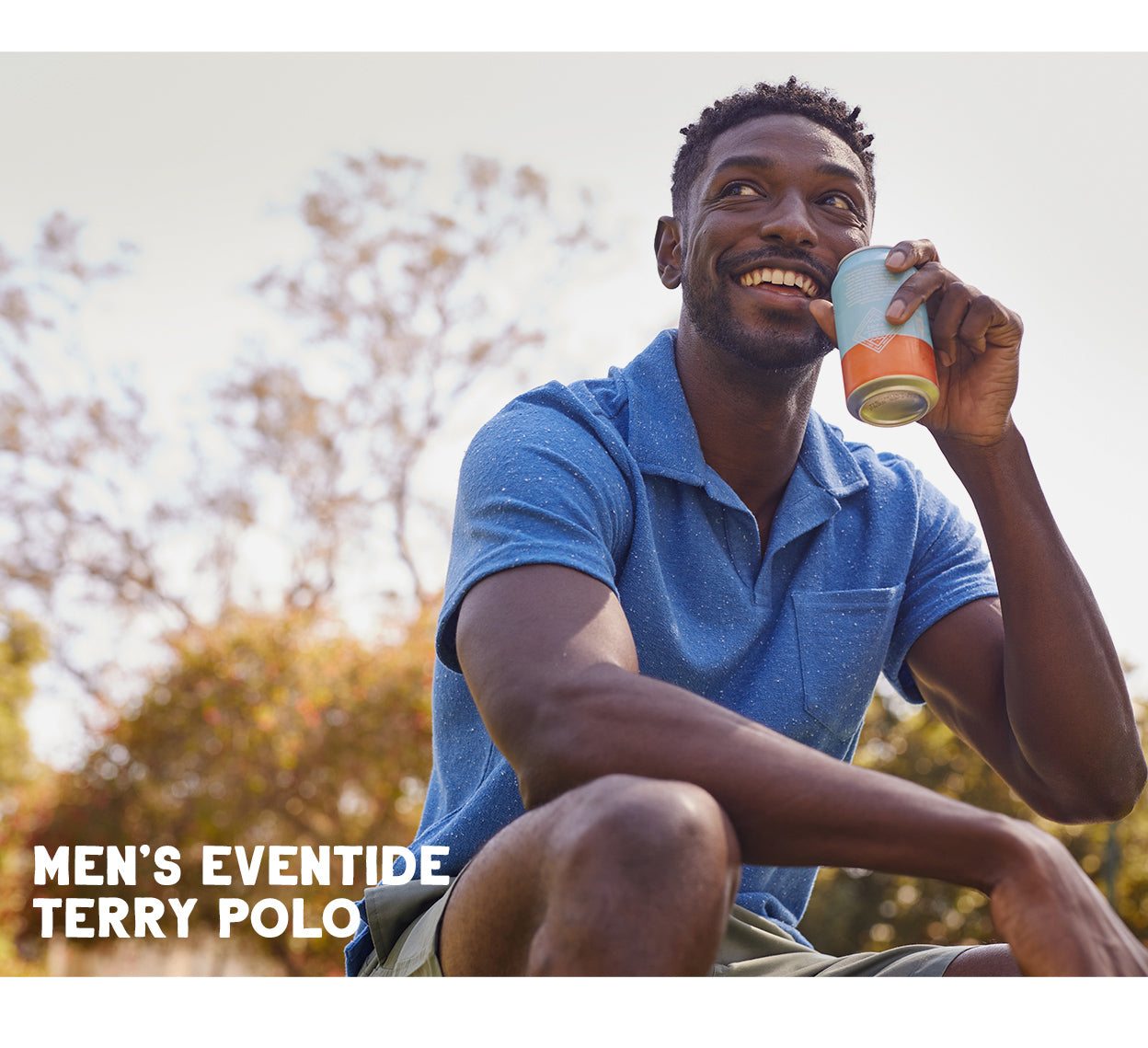 Men's Eventide Terry Polo