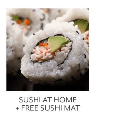 Sushi At Home + Free Sushi Mat 